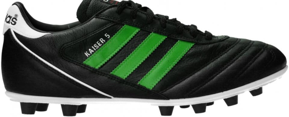Botas de fútbol adidas Kaiser 5 Liga FG Green Stripes Schwarz