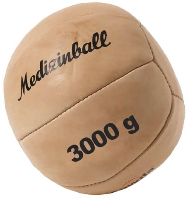 Balón medicinal Cawila Leather medicine ball PRO 3.0 kg