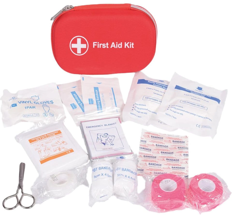 de primeros auxilios First Aid Kit Cawila Red