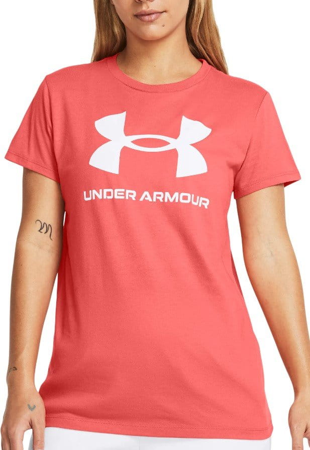 Camiseta Under Armour UA W SPORTSTYLE LOGO SS-PNK
