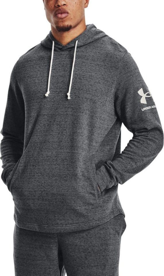 Sudadera con capucha Under Armour UA RIVAL TERRY HOODIE-GRY