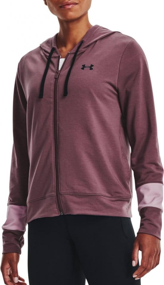 Sudadera con capucha Under Armour Rival Terry CB FZ Hoodie-PPL