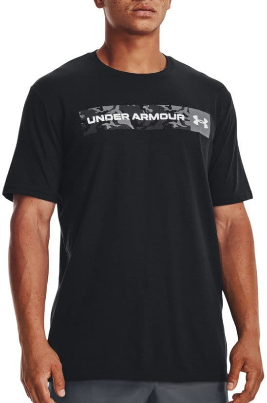 Camiseta Under Armour UA CAMO CHEST STRIPE SS-BLK