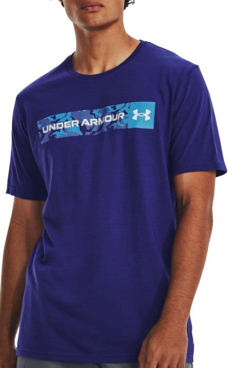 Camiseta Under Armour UA CAMO CHEST STRIPE SS-BLU