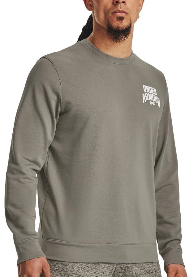 Sudadera Under Armour UA Rival Terry Graphic Crew-GRN