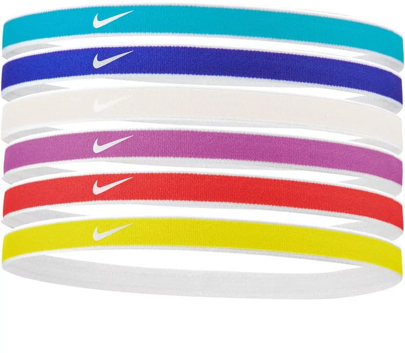 Cinta para la cabeza Nike Swoosh Sport Headbands 6 PK Tipped