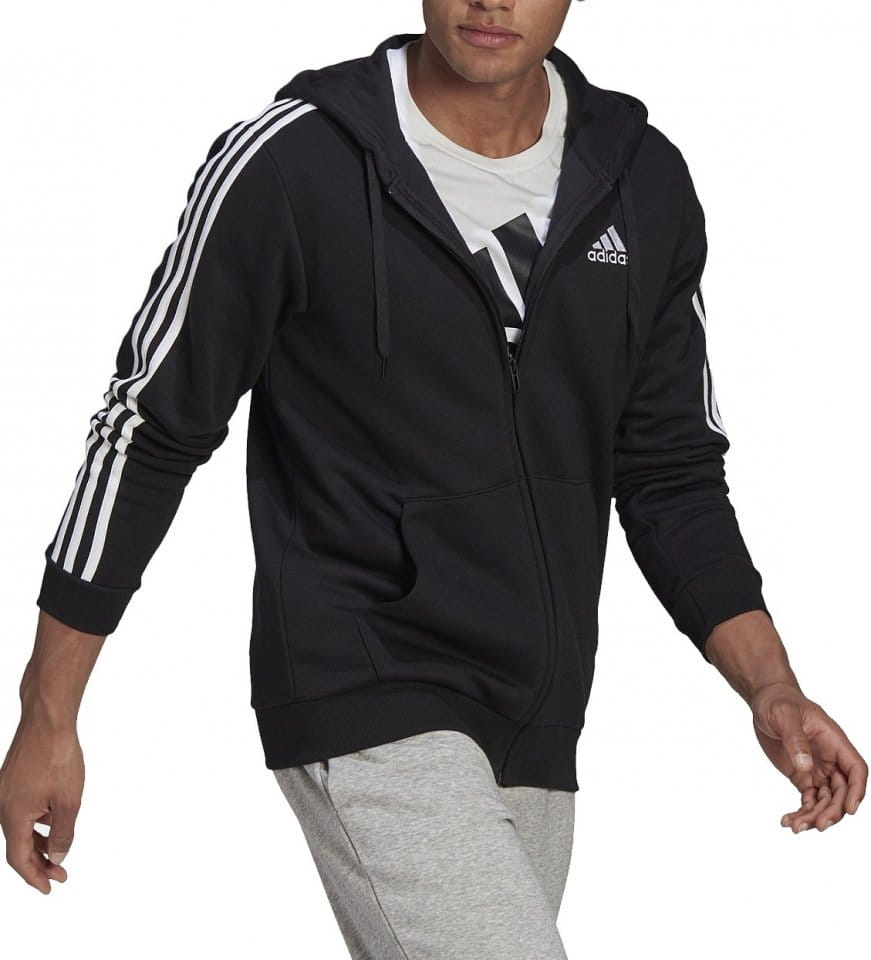 Sudadera con capucha adidas Sportswear Essentials 3-Stripes FZ Bluza