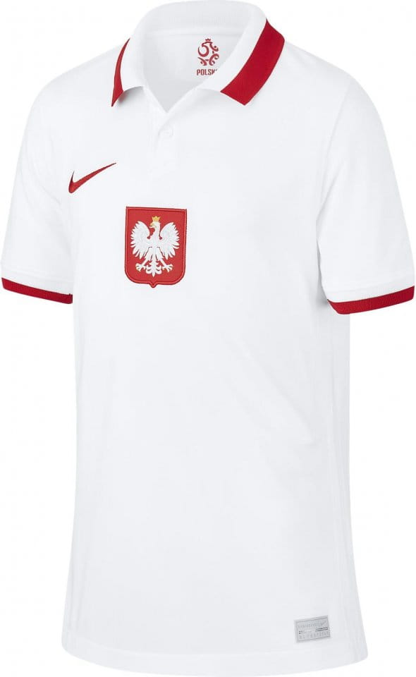 Camiseta Nike Poland 2020 Stadium Home Kids Soccer Jersey