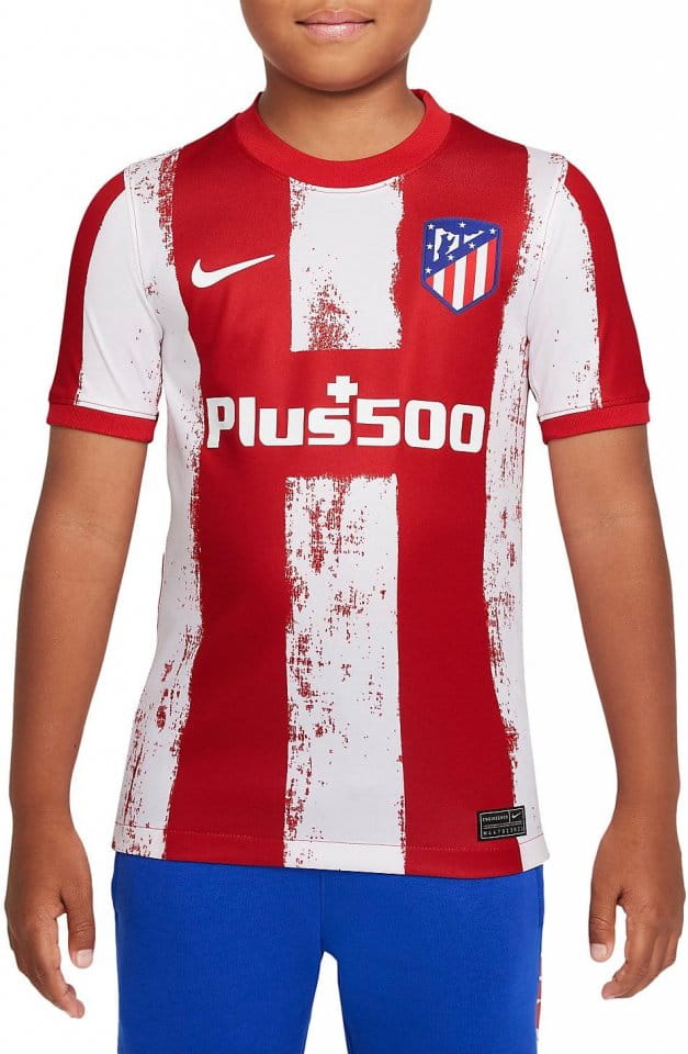 Camiseta Nike Atlético Madrid 2021/22 Stadium Home Big Kids Soccer Jersey