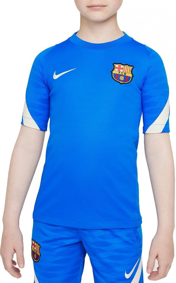 Camiseta Nike FC Barcelona Strike Big Kids Dri-FIT Short-Sleeve Soccer Top