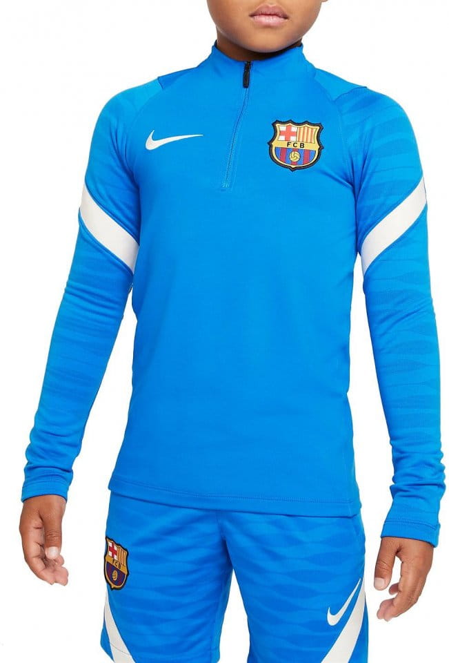 Camiseta de manga larga Nike FC Barcelona Strike Big Kids Soccer Drill Top