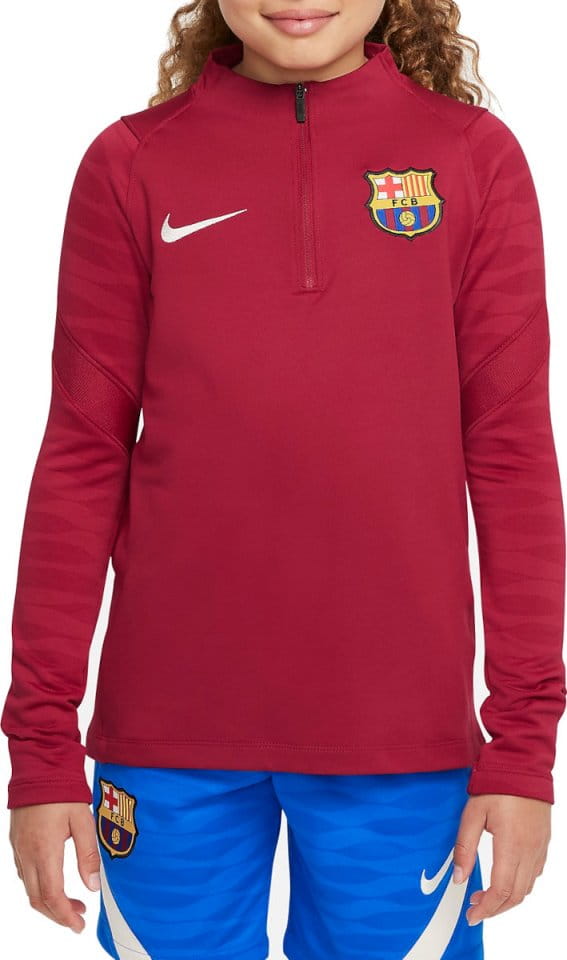 Camiseta de manga larga Nike FC Barcelona Strike Big Kids Soccer Drill Top