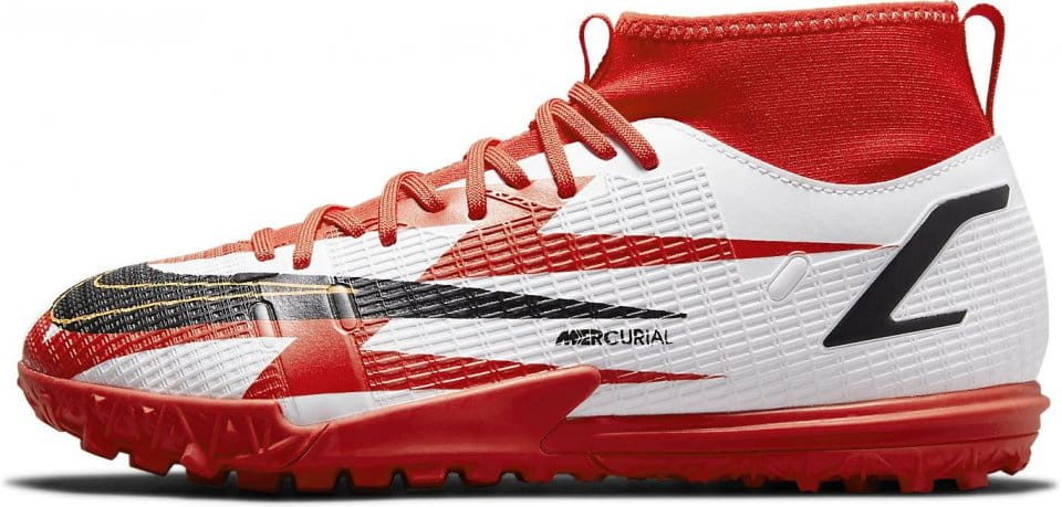 Botas de fútbol Nike Jr. Mercurial Superfly 8 Academy CR7 TF Turf Soccer Shoe