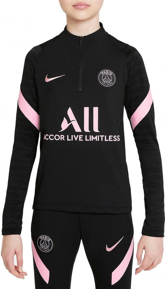 Camiseta de manga larga Nike Paris Saint-Germain Strike Away Big Kids Dri-FIT Soccer Drill Top