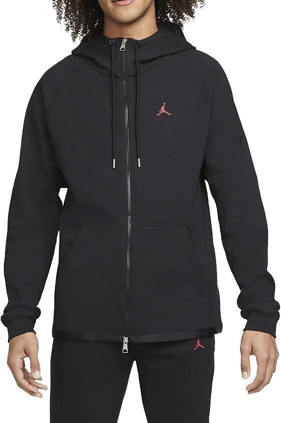 Chaqueta con capucha Jordan Essentials Warmup Jacket Black Red