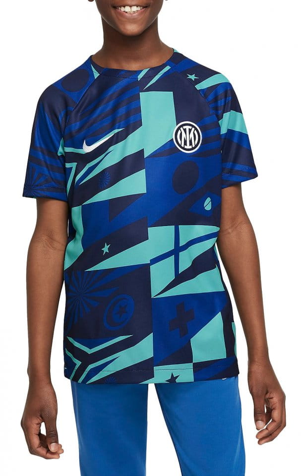 Camiseta de manga larga Nike Inter Milan Older Kids' Dri-FIT Pre-Match Football Top