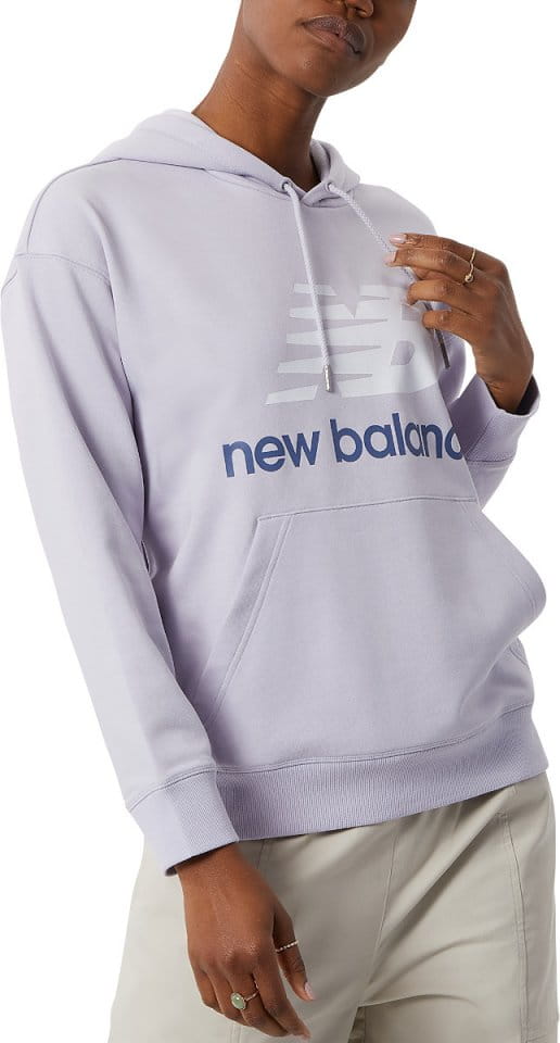 Sudadera con capucha New Balance Essentials Stacked Logo Oversized Pullover Hoodie